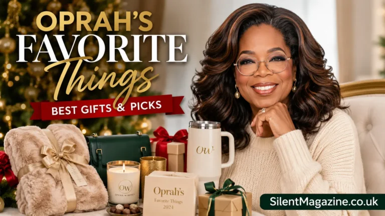 Oprah's Favorite Things featured image with Oprah Winfrey and luxury holiday gift ideas for festive shopping inspiration