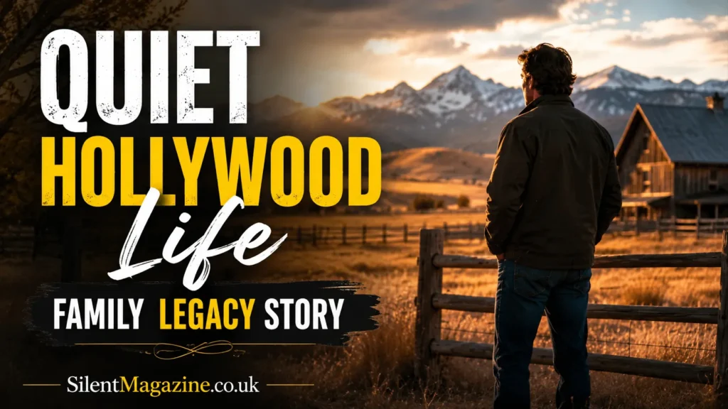 paul qualley standing in a quiet ranch landscape reflecting on his hollywood family background and private life