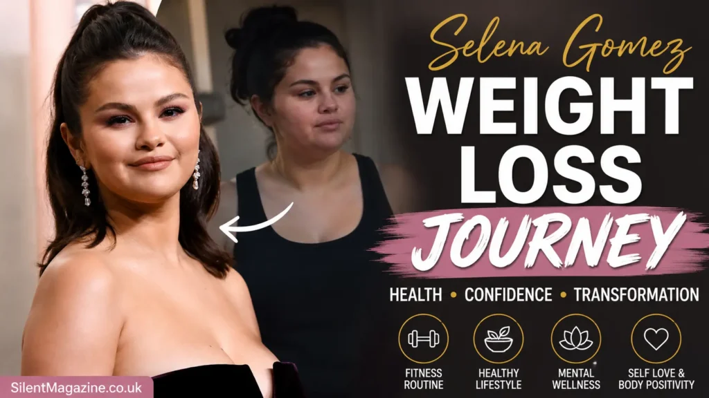 Selena Gomez weight loss transformation featured in a celebrity wellness and lifestyle article image