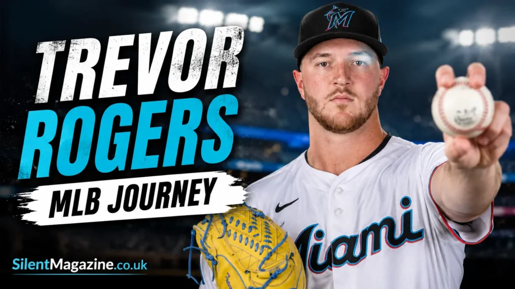Trevor Rogers baseball player portrait during MLB career journey