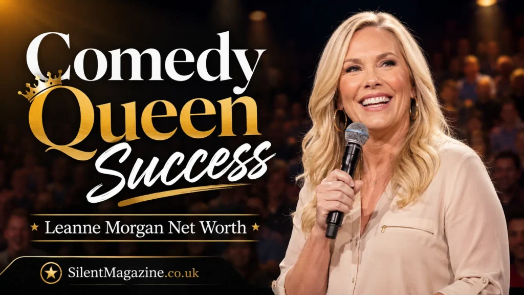 leanne morgan net worth featured image with comedy stage background and entertainment magazine style design