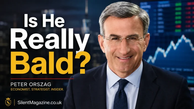 peter orszag bald discussion with professional portrait and public appearance themed background