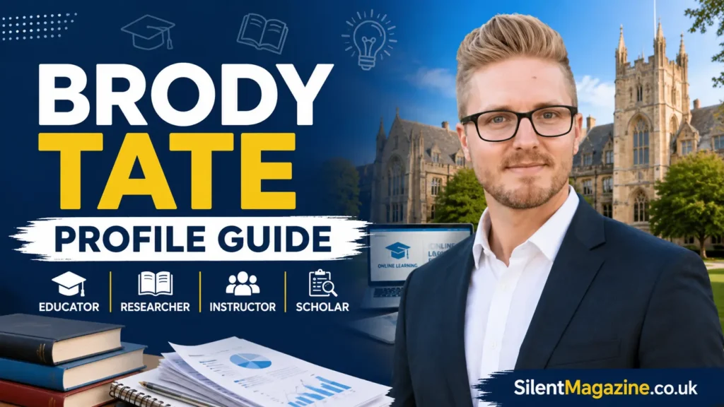 Brody Tate featured image showing his education career, research interests, and professional profile