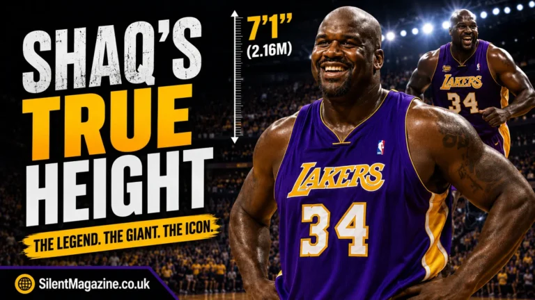 How tall is shaq standing alongside his official height measurement and basketball career highlights