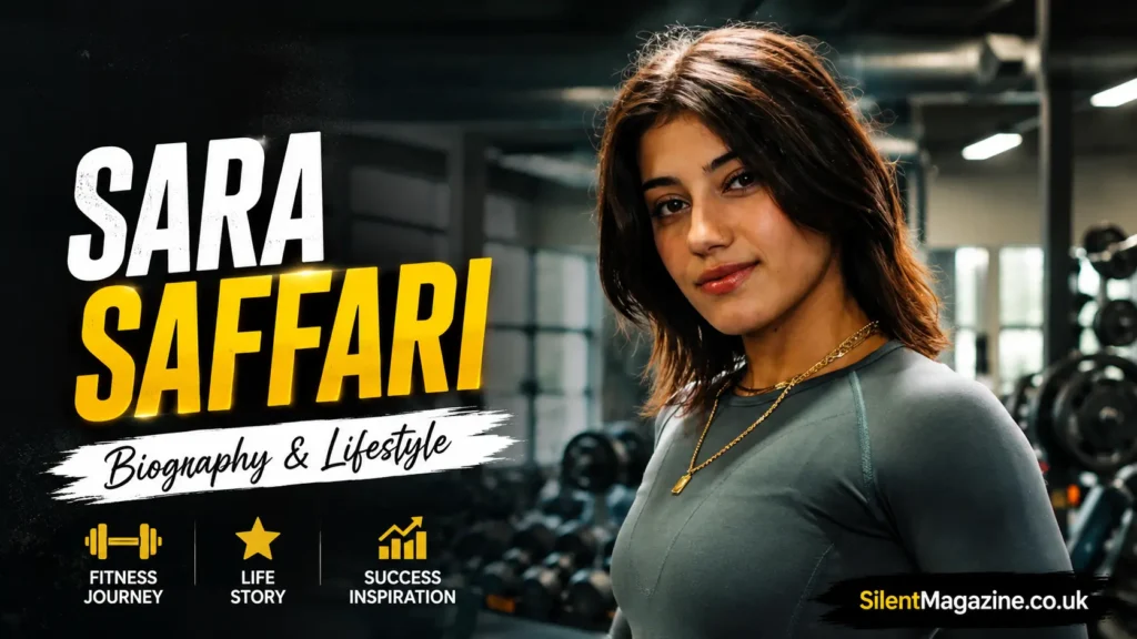 Sara Saffari featured image showcasing her fitness journey, biography, lifestyle, family, height, age, and net worth.