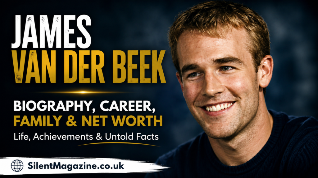 james van der beek smiling portrait with biography, family, career, and net worth information